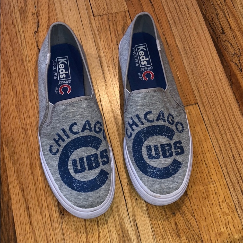 Keds Double Decker Chicago Cubs Slip On Sneaker